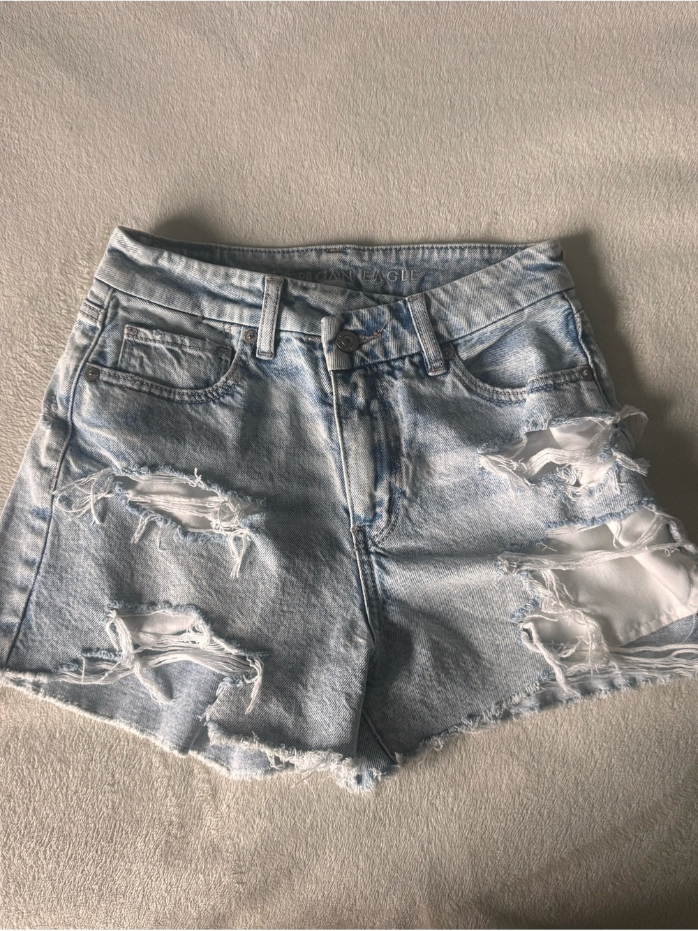 American Eagle distressed shorts